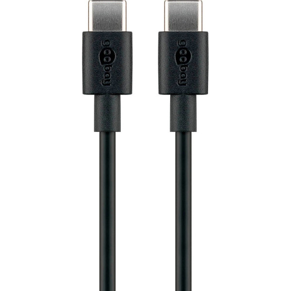 4040849512438 - GOOBAY 51243 - Sync- & Ladekabel USB-C -> USB-C 20m schwarz