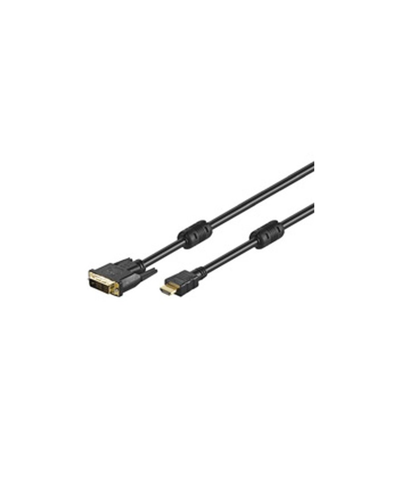 4040849515798 - DVI-D HDMI™-Kabel vergoldet - DVI-D-Stecker Single-Link (18+1 pin) HDMI™-Stecker (Typ a) 1 m (51579) - Goobay