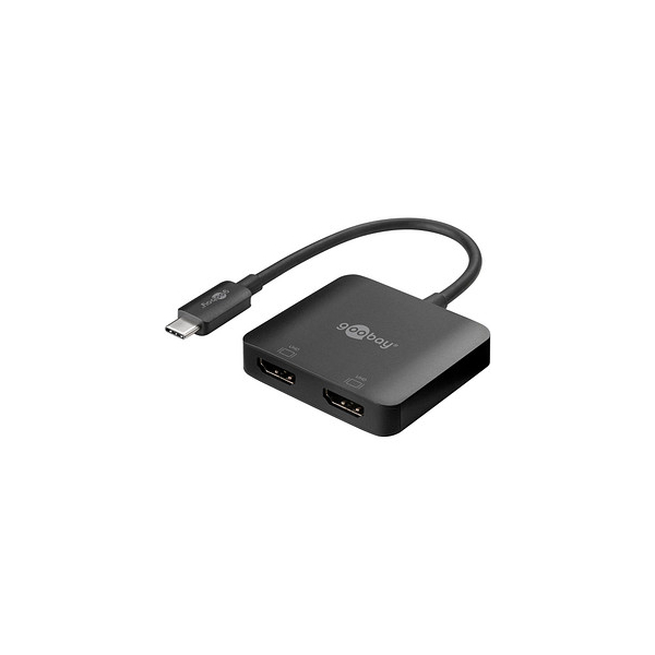 4040849601736 - GOOBAY 60173 - Adapter USB C > 2x HDMI 4K@60 Hz 12 cm 4040849601736 - GOOBAY 60173 - Adapter USB C > 2x HDMI 4K@60 Hz 12 cm
