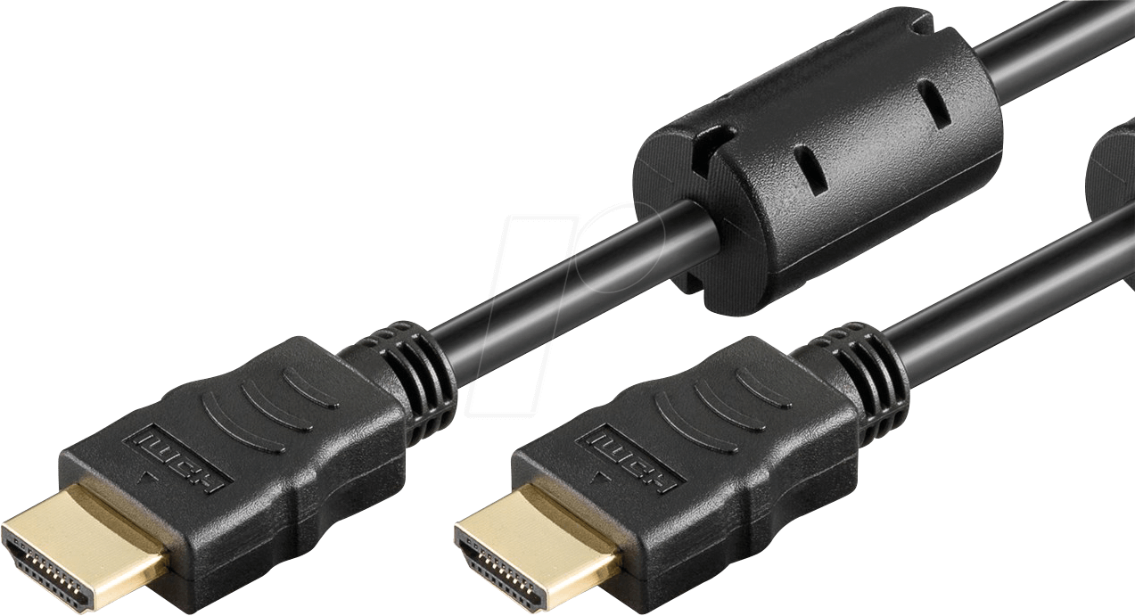 4040849613012 - GOOBAY 61301 - HDMI Kabel Stecker Stecker Ferrite 4K 60 Hz 2 m 4040849613012 - GOOBAY 61301 - HDMI Kabel Stecker Stecker Ferrite 4K 60 Hz 2 m