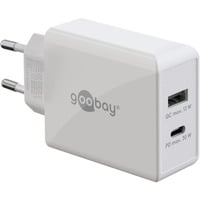 4040849616747 - GOOBAY 61674 - USB-Ladegerät 30 W 1x USB-A 1x USB-C (PD) weiß