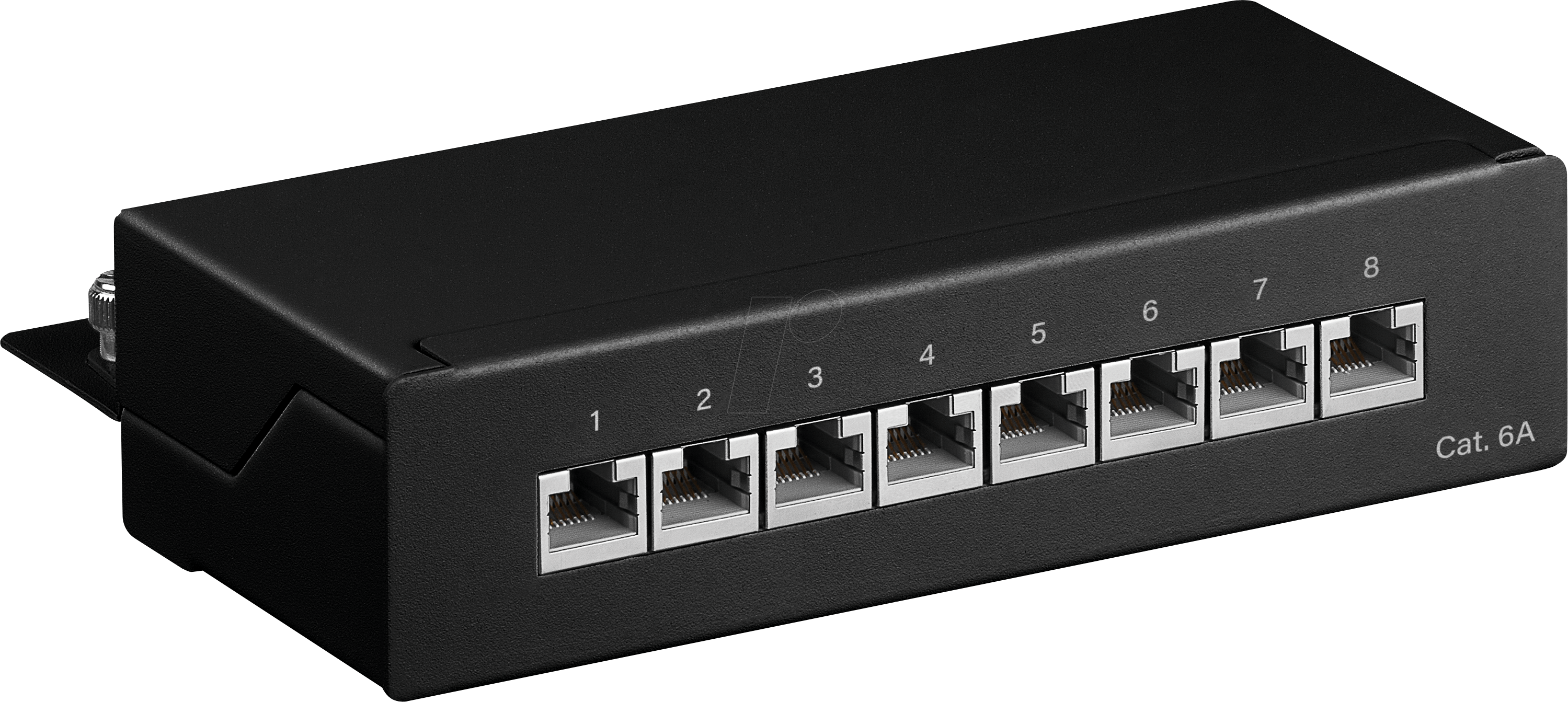 4040849620652 - 62065 - Mini-Patchpanel 8-Port Cat6a 1 he (62065) - Goobay