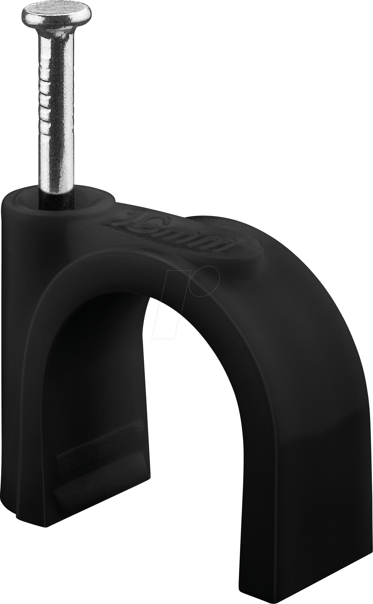 4040849646867 - GOOBAY 64686 - Kabelschelle 16 mm schwarz 100er Box