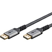 4040849652677 - Displayport 14 Sleeved - Display Kabel - 5m - Schwarz