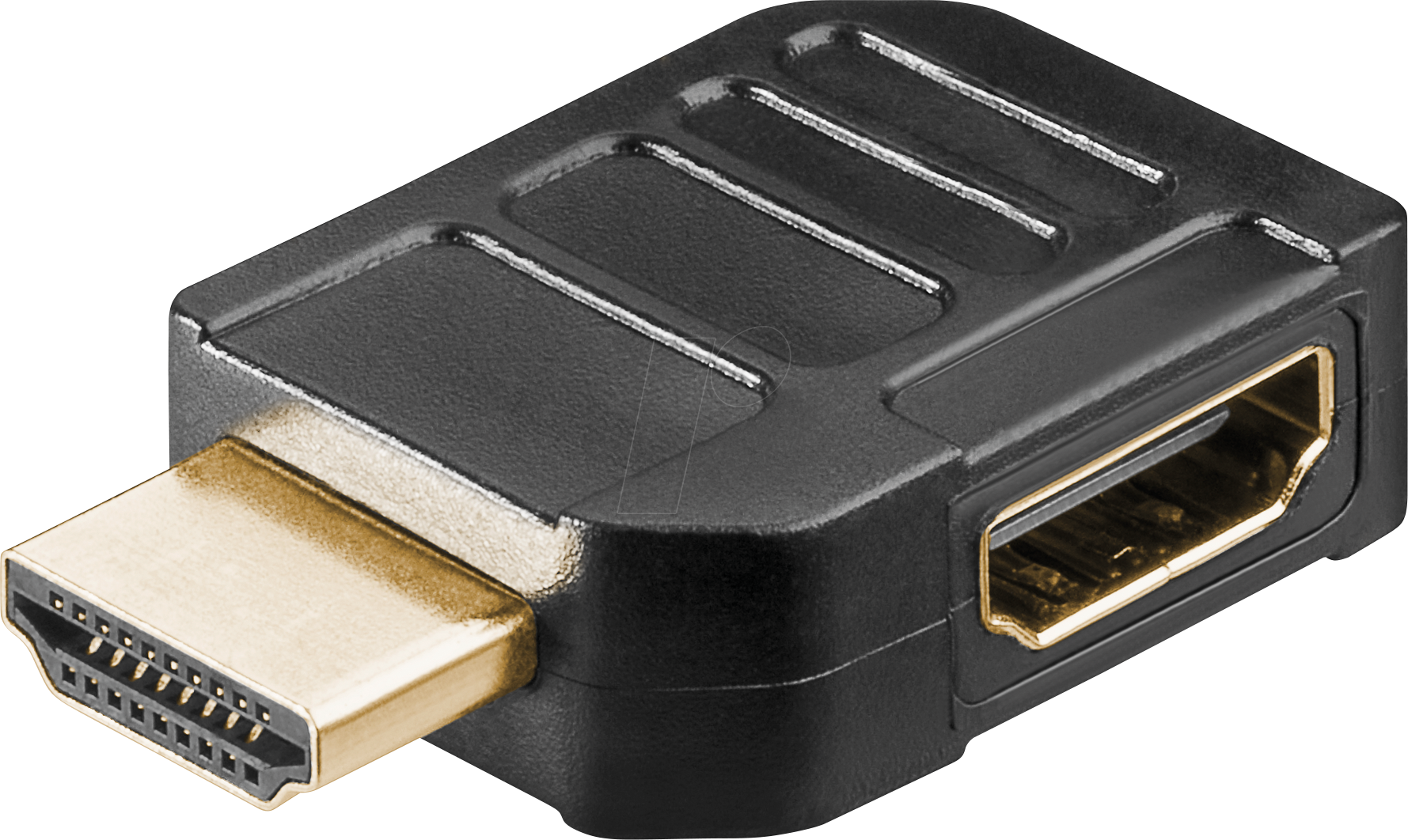 4040849657450 - GOOBAY 65745 - Adapter HDMI Stecker auf Buchse 8K 60 Hz 90° horizontal