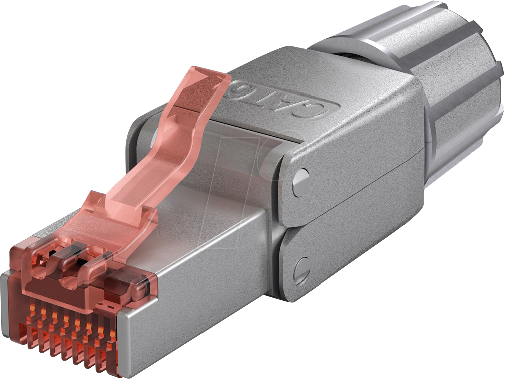 4040849659409 - GOOBAY 65940 - Werkzeugfreier RJ45 Stecker CAT 6 STP