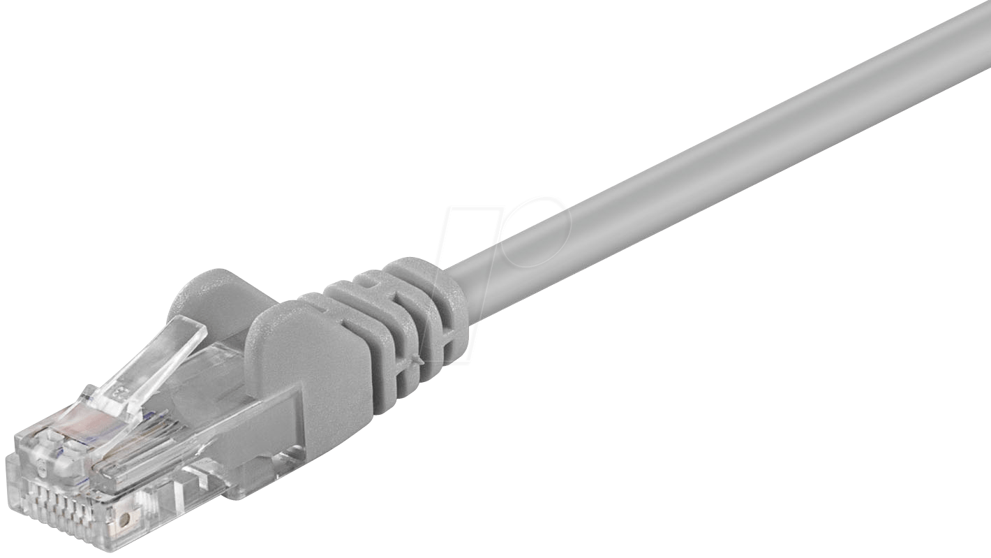 4040849683671 - PATCH-C5U 3 GR - 30m Cat5e U UTP-Netzwerkkabel grau RJ45