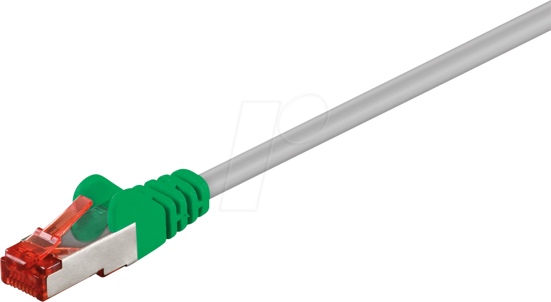 4040849684630 - GOOBAY 68463 - Cat6 S FTP PiMF Patchkabel Cross CU grün 50 m