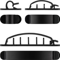 4040849706844 - GOOBAY 70684 - Kabel Management Clip Set schwarz