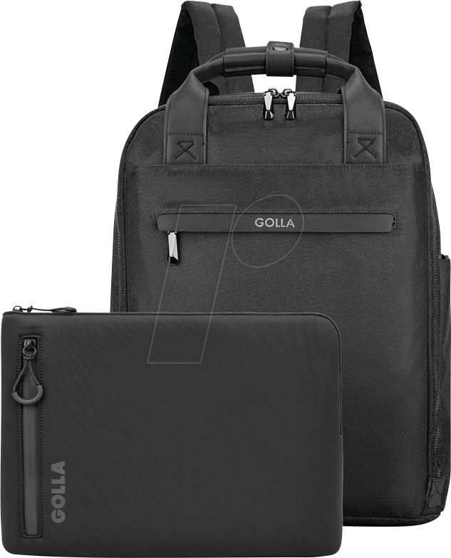 4040849764622 - GOLLA 76462 - Laptop Rucksack 156 mit Sleeve 13 als Set in black