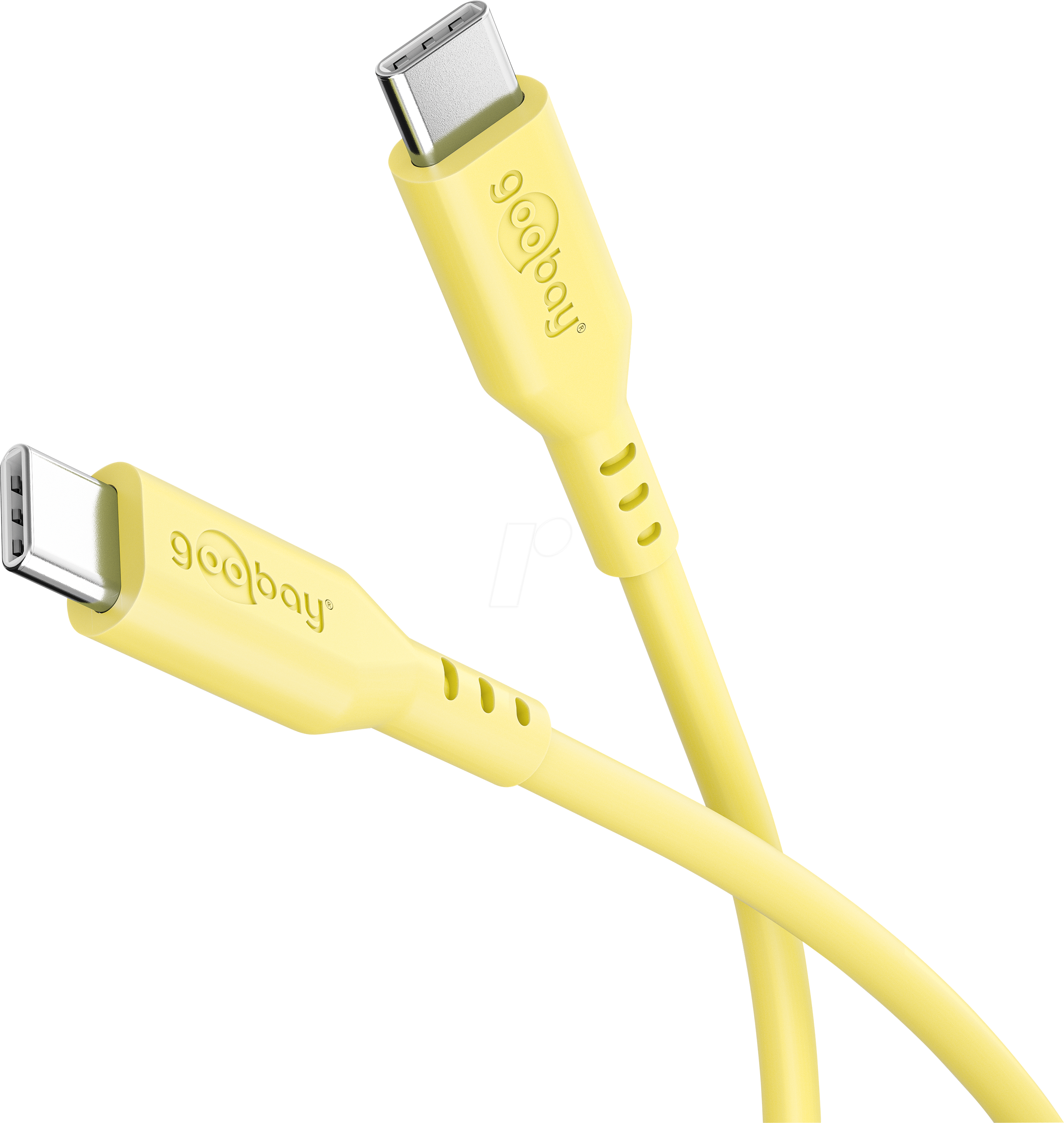 4040849777424 - GOOBAY 77742 - Sync- & Ladekabel USB-C > USB-C Silicon 15 m gelb