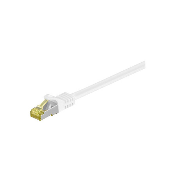 4040849910890 - goobay RJ-45 Netzwerkkabel 025 m weiß bis zu 1000 Gbit Sek bis zu 500 MHz 1 St