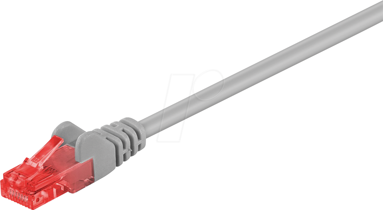 4040849936739 - GOOBAY 93673 - Cat6 U UTP Patchkabel CU grau 50 m