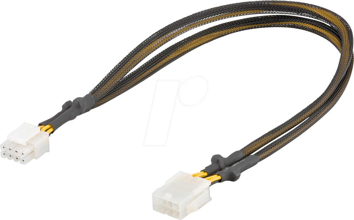 4040849938702 - GOOBAY 93870 - Kabel Grafik 8 Pin PCIe St >8 Pin Bu 44 cm