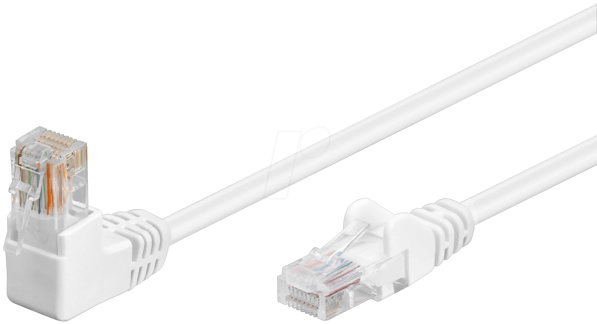 4040849941689 - GOOBAY 94168 - Cat5e Patch (1x90°) weiß  15 m