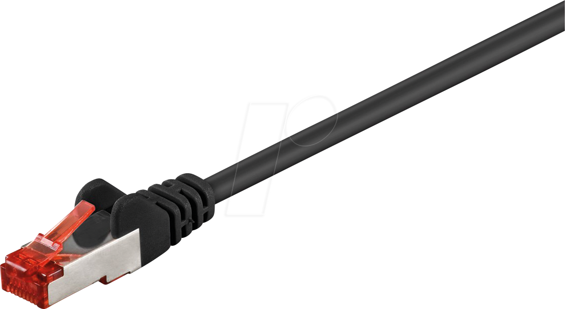 4040849954689 - GOOBAY 95468 - Cat6 S FTP PiMF Patchkabel CCA schwarz 050 m