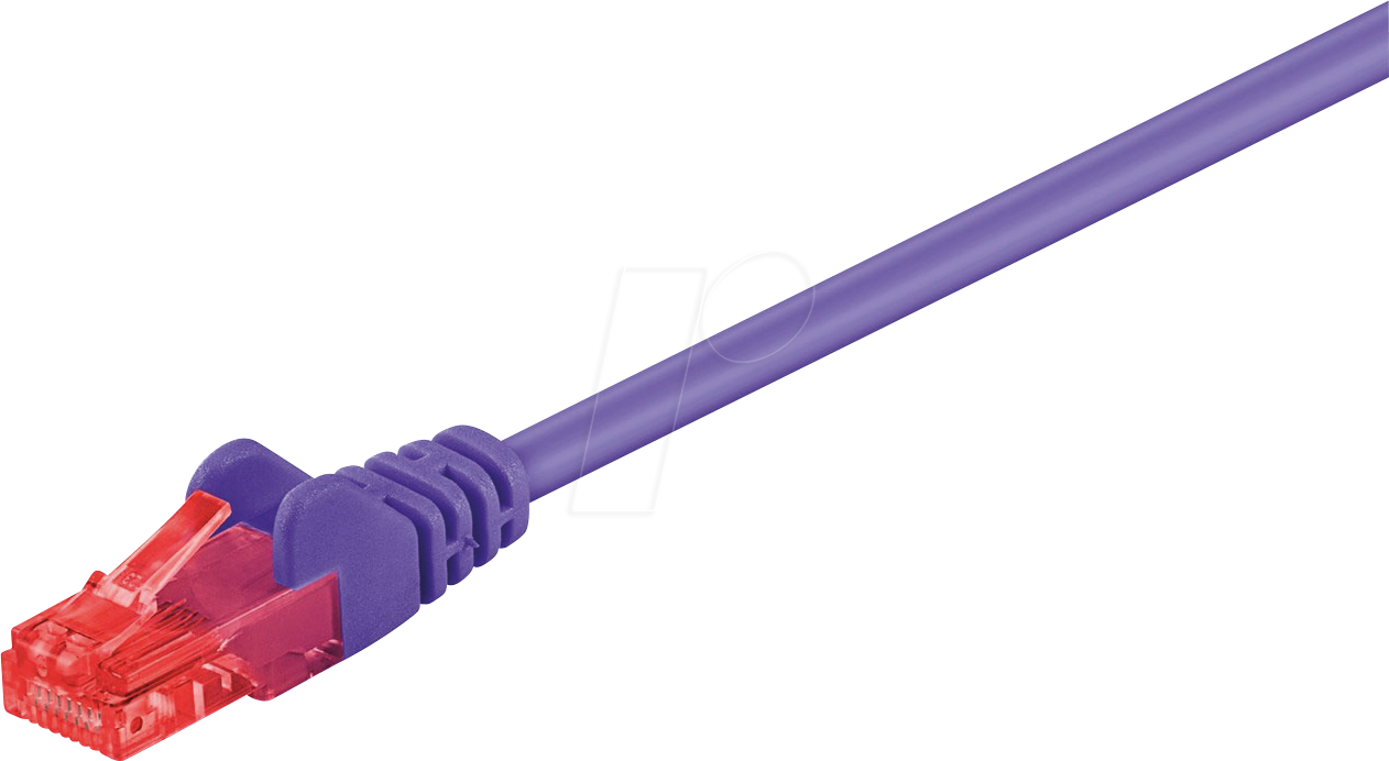 4040849955976 - GOOBAY 95597 - Cat6 U UTP Patchkabel CCA violett 15 m