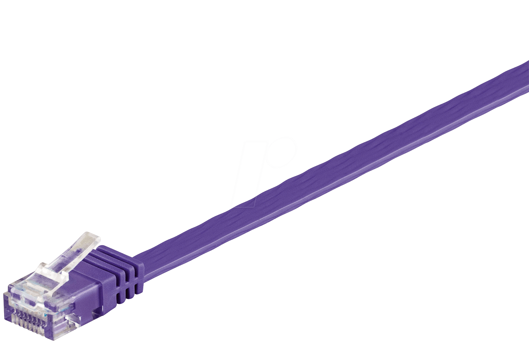 4040849963247 - CAT 6A flat-patch cable U UTP violet - Lila - 2 m