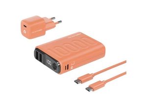 4040895009227 - Realpower - PB-10000 Power Pack Powerbank 10000 mAh Li-Ion usb usb-c® Orange