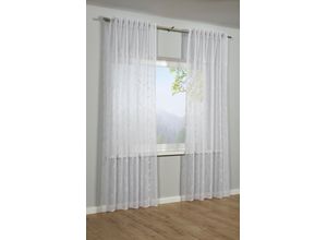 4040976252764 - Gardine »Schal Dolly-Voile Ranke« (1 St) mit Gardinenband und verdeckten Schlaufen