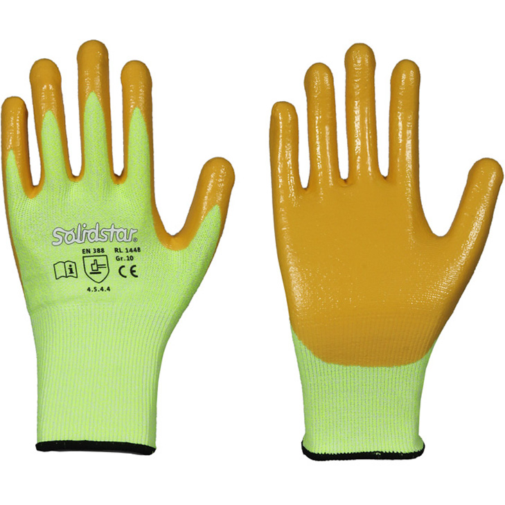 4041095144831 - Nitril-Schnittschutz-Handschuhe lang Nitril-Teil-Beschich