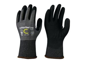 4041095163634 - LEIPOLD Schnittschutzhandschuhe LeiKaFlex® CUT RL 1636 Größe 9 grau schwarz EN 388 PSA-Kategorie II