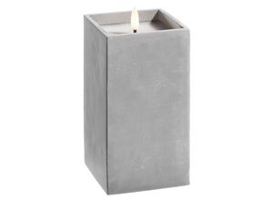 4041104080242 - casa NOVA Kerze LED CEMENT (BHT 850x1650x850 cm) BHT 850x1650x850 cm grau Duftkerze Candle