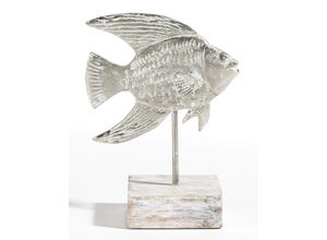 4041104082666 - casa NOVA Deko-Objekt Fisch (BHT 16x20x850 cm) BHT 16x20x850 cm grau