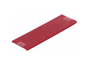 4041271125500 - Verglasungsklotz gl-ib 100 x 48 x 3 mm aus Kunststoff rot 500 Stück Unterlegkeile - Distanzplättchen - Roto