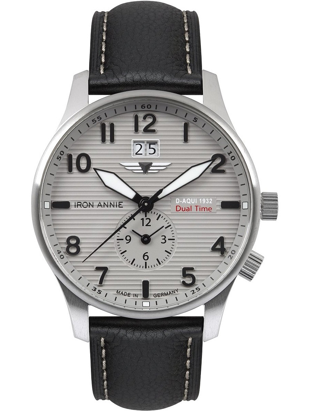 4041338564648 - Iron Annie 5646-4 D-Aqui Dual-Time Herrenuhr 42mm