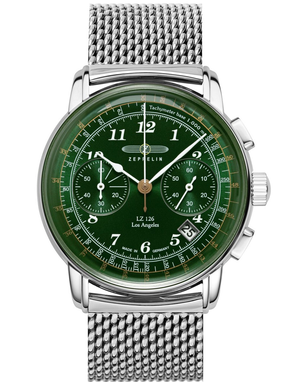 4041338761498 - Zeppelin 7614M-4 Herrenuhr Los Angeles Chronograph 42mm 5ATM