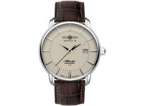 4041338846058 - Automatikuhr ZEPPELIN Atlantic Armbanduhren dunkelbraun Herren Armbanduhr Herrenuhr Made in Germany Mechanische Uhr analog Tag