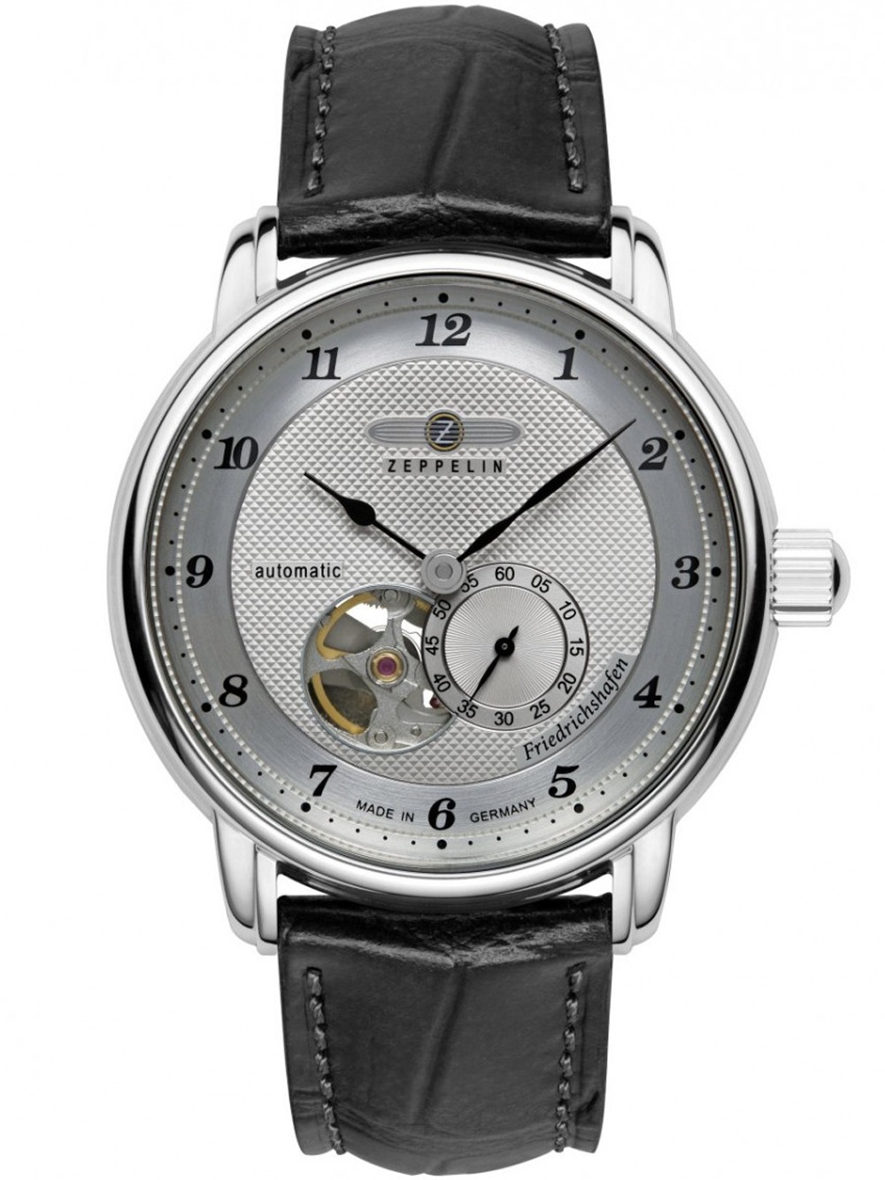 4041338856644 - Zeppelin 8566-4 Herrenuhr Friedrichshafen Open Heart Automatik 40mm 5ATM