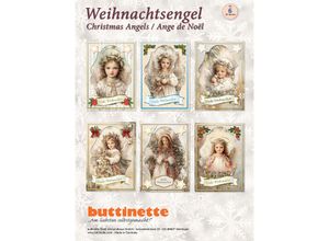 4041437806564 - 3D-Bastelmappe Weihnachtsengel für 6 Karten