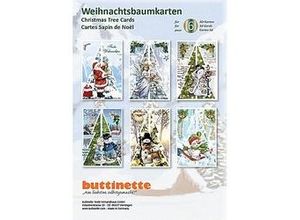 4041437844658 - 3D-Bastelmappe Weihnachtsbaumkarten 3