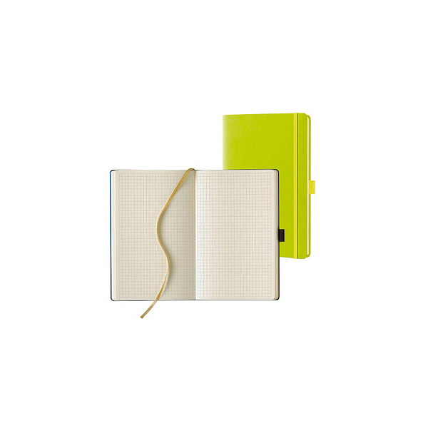 4041445005317 - Notizbuch Tucson ca DIN A5 kariert lemongreen Hardcover 192 Seiten 4041445005317 Lediberg