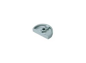 4041518130168 - Unterlage 10mm 155831 aus Aluminium silberfarbig eloxiert - KWS