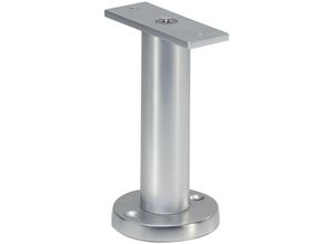 4041518143380 - - Trennwandstütze gerade Auflage Bodenabstand 100mm Edelstahl matt