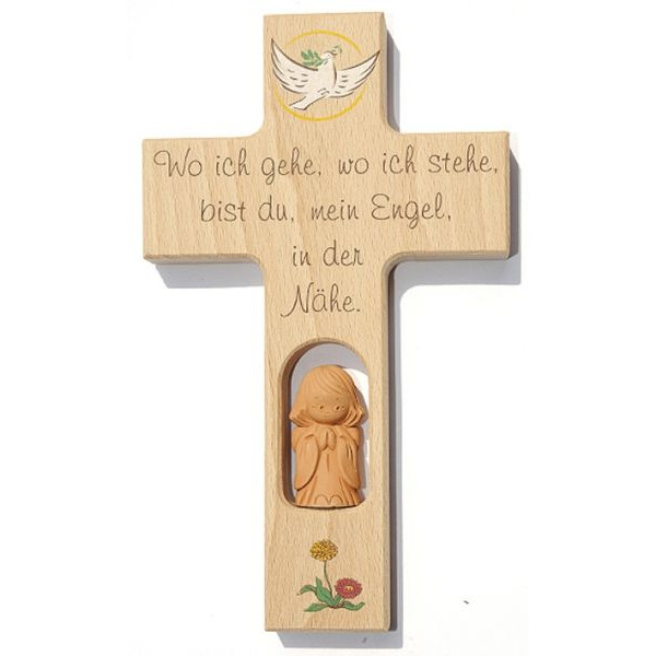 4041569093542 - N409 20x12cm Kinderkreuz mSpruch 4041569093542 Neumeyer