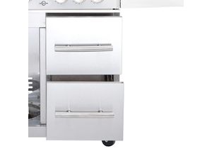 4041571009449 - AllGrill Schubladen-System re f Modular CHEF L -Edelst- 2 Schubfächer je 365 x 285 x 48 cm