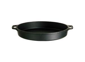 4041571045003 - AllGrill Robuste Gusseisen-Pfanne mit zwei Griffen 30 cm Durchmesser Schwarz