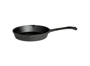 4041571045348 - Robuste Gusseisen-Pfanne schwarz für alle Herdarten inkl Induktion ideal zum Braten und Grillen Ø 25 cm