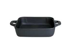 4041571045386 - AllGrill Quadratische Gusseisen-Pfanne 25x25 cm schwarz 35 l Induktion