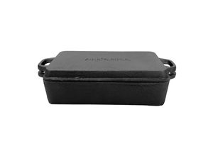 4041571046000 - AllGrill Gusseisen Casserole 16x11x4cm Deckel 16x11x2cm robust langlebig