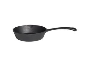 4041571097545 - Robuste Gusseisen-Pfanne schwarz für alle Herdarten inkl Induktion ideal zum Braten und Grillen Ø 16 cm