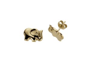 4041633003255 - Paar Ohrstecker FIRETTI Schmuck Geschenk Gold 333 Ohrschmuck Elefanten Ohrringe Gr Gelbgold 333 gelb (gelbgoldfarben) Mädchen Mädchenschmuck Made in Germany