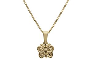 4041633003392 - Ketten-Anhänger FIRETTI Schmuck Geschenk Gold 333 Halsschmuck Anhänger Halskette Butterfly Schmuckanhänger Gr Gelbgold 333 035 g gelb (gelbgoldfarben) Mädchen Mädchenschmuck Made in Germany