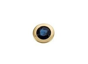 4041633010376 - Single-Ohrstecker FIRETTI Schmuck Geschenk Gold 333 Ohrschmuck einzeln Single Ohrringe Gr Gelbgold 333 bunt (gelbgoldfarben royalblau dunkelblau) Damen Ohrstecker mit Saphir