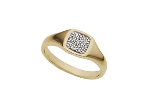 4041633011908 - Diamantring FIRETTI Schmuck Geschenk Gold 333 Damenring Goldring Siegelring Diamant Fingerringe Gr 17 01 ct P2 = erkennbare Einschlüsse Gelbgold 333-Diamanten 2 mm goldfarben (gelbgoldfarben weißgoldfarben) Damen Diamantringe mit Brillanten