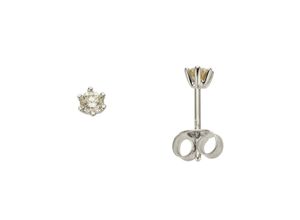 4041633993402 - Paar Ohrstecker FIRETTI Schmuck Geschenk Gold 750 Ohrschmuck Solitär Ohrringe Gr 025 ct P2 = erkennbare Einschlüsse Weißgold 750-Diamanten weiß (weißgoldfarben) Damen Ohrstecker zu Kleid Shirt Jeans Sneaker Anlass Geburtstag Weihnachten